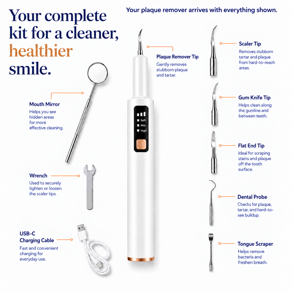 Pro Ultrasonic Plaque Remover
